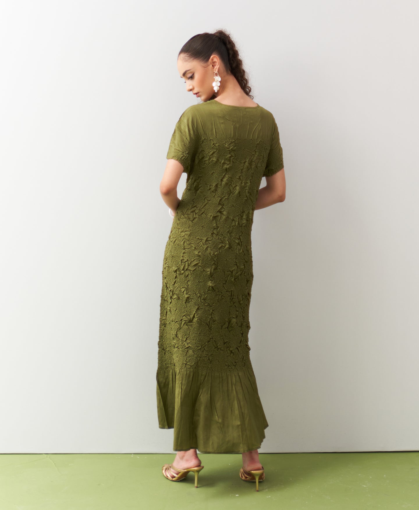 GREEN NAPORI DRESS