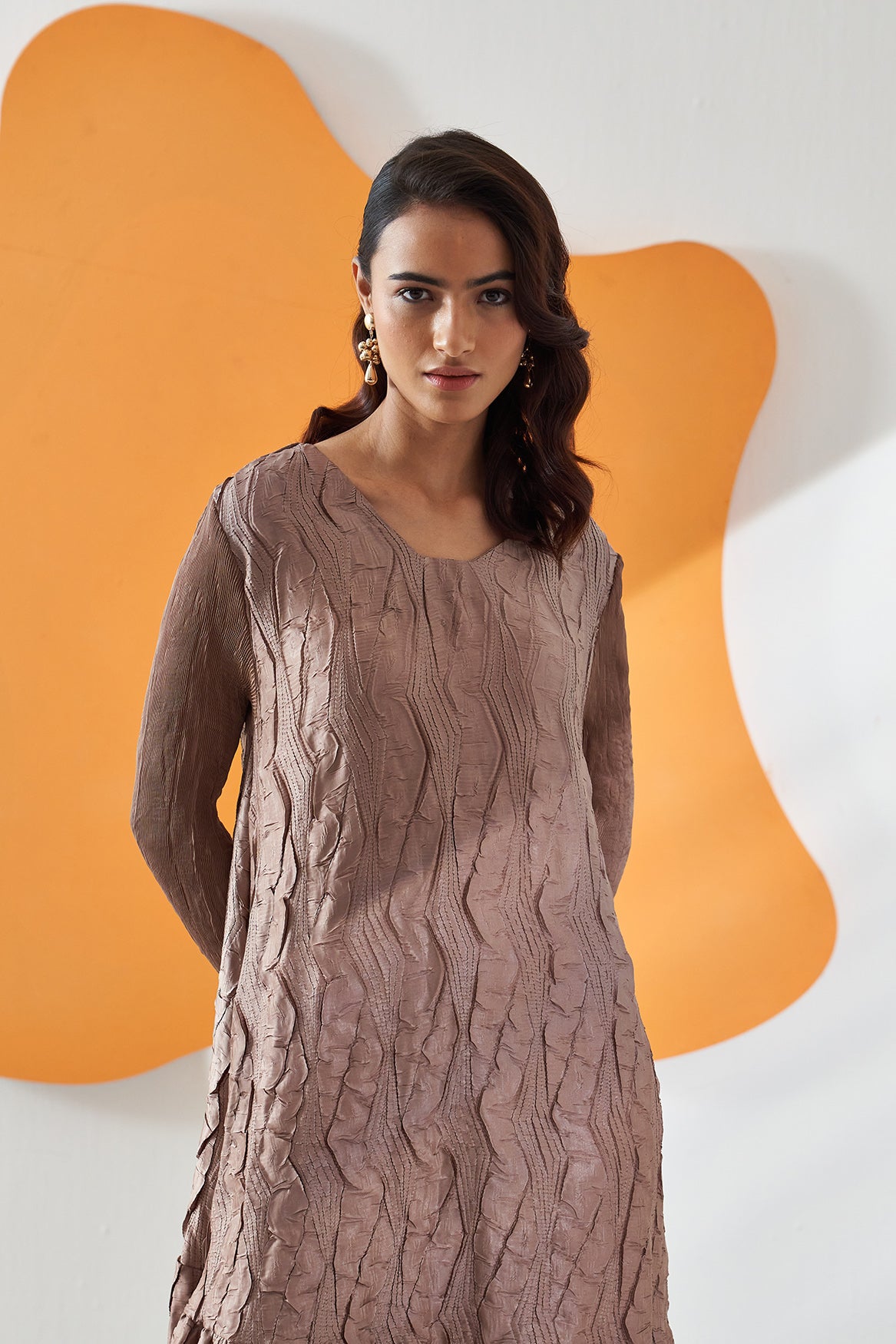 NUDE CABBANA DRESS
