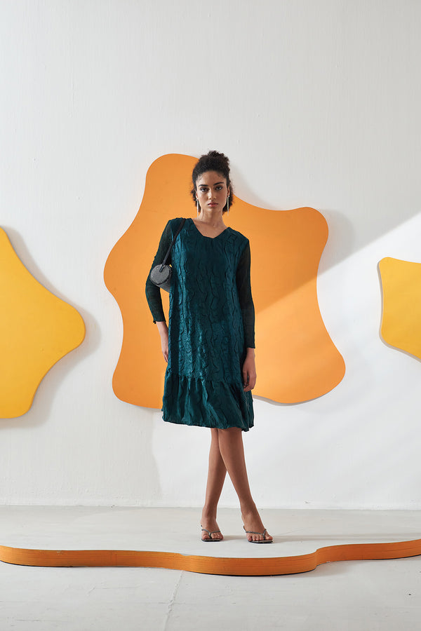 GREEN CABBANA DRESS