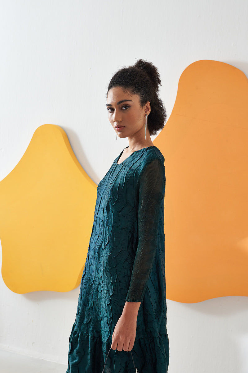 GREEN CABBANA DRESS