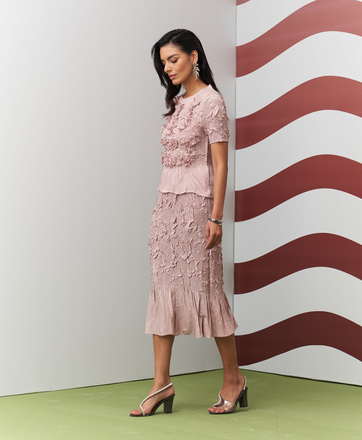 NUDE ASTER SKIRT SET