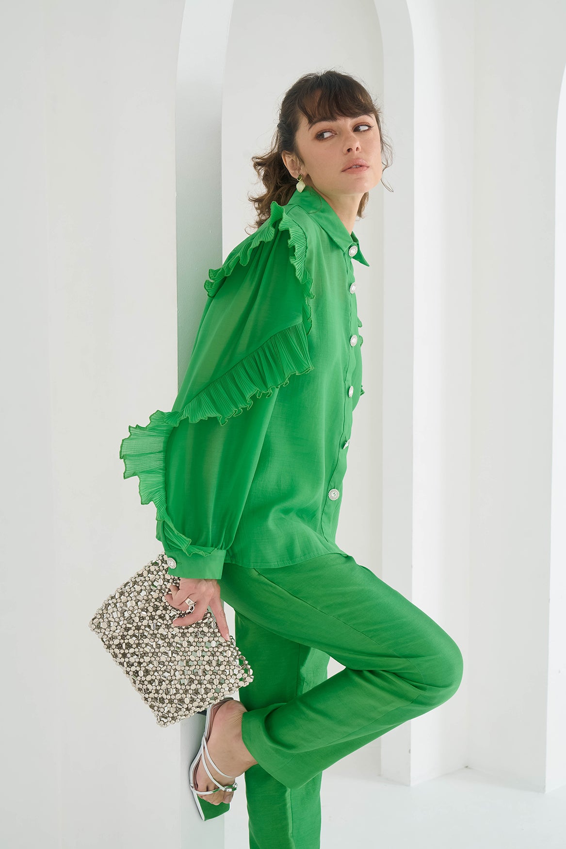GREEN MATIE PANT