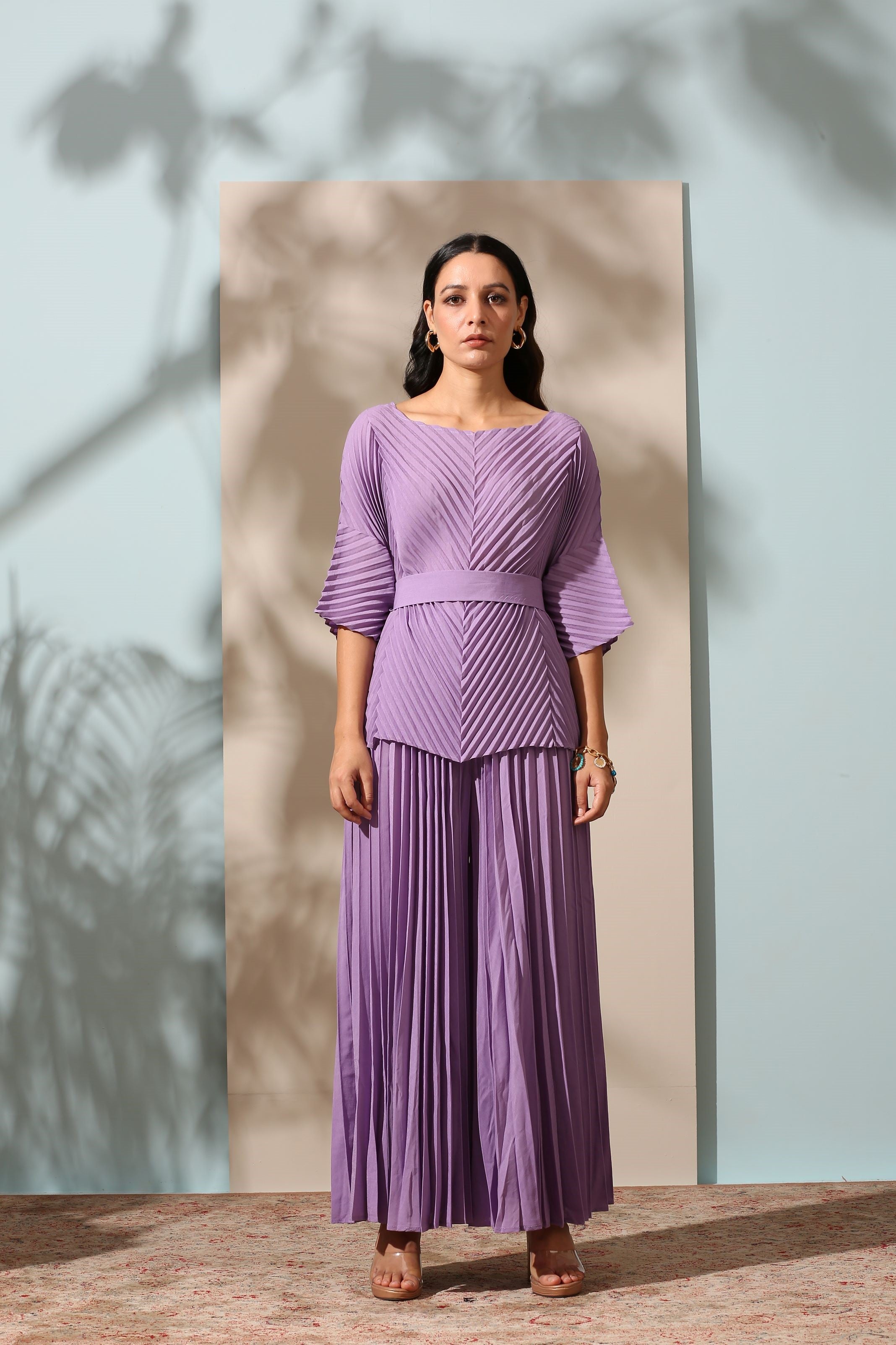 LILAC SHARARA SET