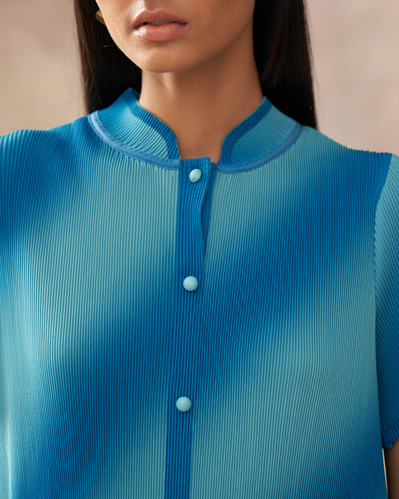 AQUA DIAGONAL GRADIENT COORD SET